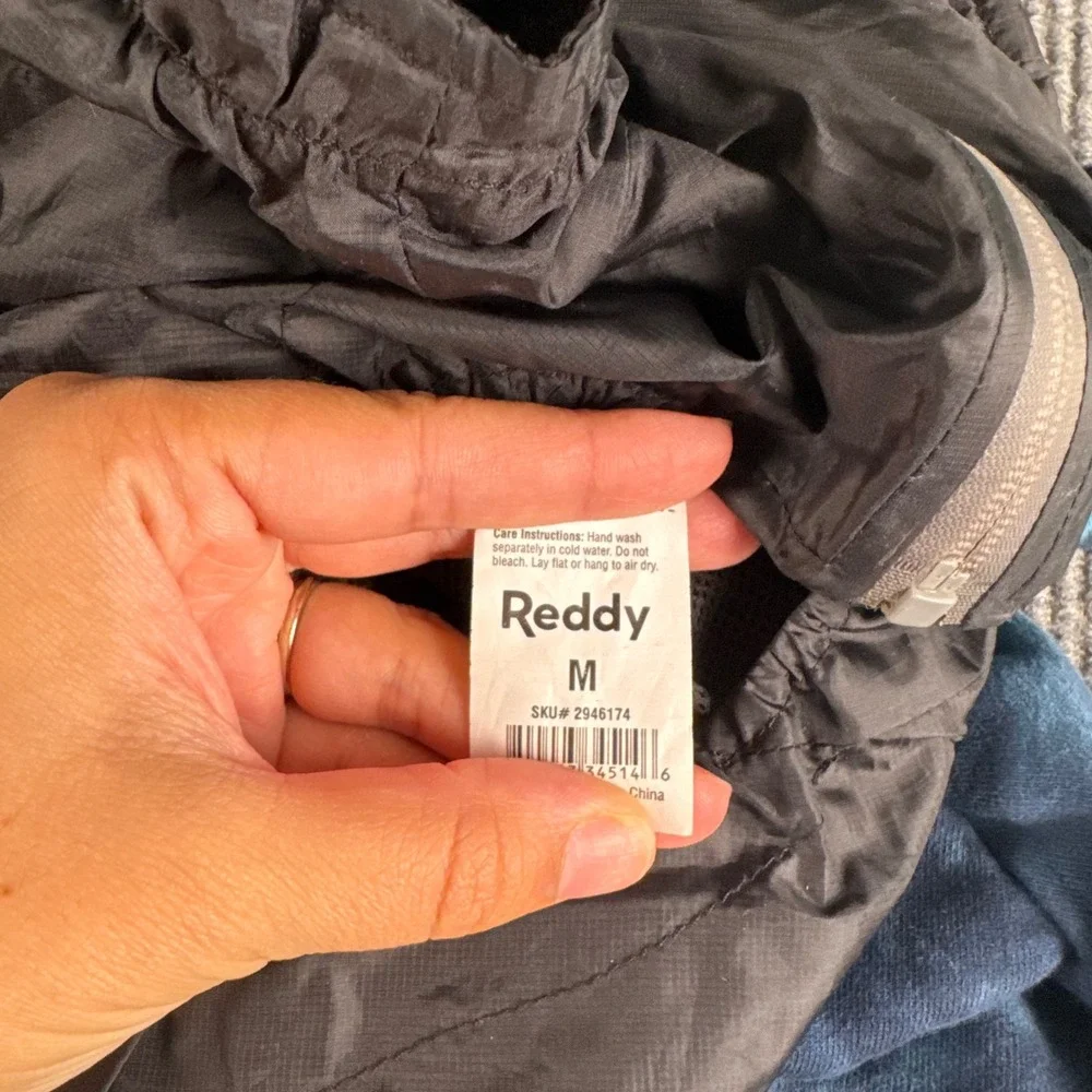 Reddy Dog Raincoat Fleece Vest Hoodie Bundle Lot Size M L 4pc Black Blue Teal